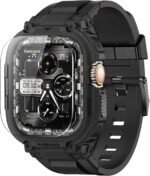 amBand M1 Sport Case Band for Apple Watch Ultra 3/2/1 & SE 3/2/1 & Series 11 10 9 8 7 6 5 4 3 49mm 46mm 45mm 44mm 42mm 41mm 40mm 38mm, Shockproof & Scratch Resistant Rugged Bumper for Men - Image 2