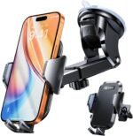 andobil 2026 Military-Grade Car Phone Holder [Upgraded Strongest Suction & Clip] Phone Holders for Your Car, Dashboard Windshield Vent Car Phone Mount for iPhone 17 Pro Max 16 15 14 13 12 Android - Image 2