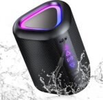 aowoka Bluetooth Speaker, 2025 Portable Wireless Speakers with Led Light, Bluetooth 5.4, 24H Playtime, Enhanced Bass, IPX7 Waterproof, Outdoor Speaker for Travel, Sport, Party, Biking. - Image 2