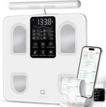 arboleaf Scale for Body Weight, Smart Scale with BMI, Body Fat, Muscle Mass, Upgrade 50+ Metrics Full Body Composition Analyzer, 8-Electrode High Precision Digital Bathroom Scale, Bluetooth Sync - Image 2