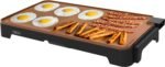 bella XL Electric Ceramic Titanium Griddle, Make 15 Eggs At Once, Healthy-Eco Non-stick Coating, Hassle-Free Clean Up, Large Submersible Cooking Surface, 12" x 22", Copper/Black - Image 2