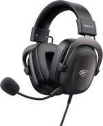 havit H2002d Gaming Headsets for PS4,PC, 53MM Drivers Surround Sound PS5 Headset with Mic Gaming Headphones with Mic Durable Aluminum Frame Valentines Gifts for Men - Image 2
