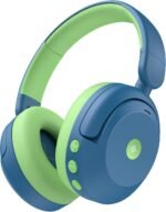 iClever BTH20 Active Noise Cancelling Headphones for Kids, 60H Play Time,Type C Fast Charging, Safe Volume 80dBA, Bluetooth5.4, Award-Winning Kids Headphones Wireless for iPad Tablet Airplane, Blue - Image 2
