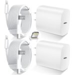 iPhone 14 13 12 11 Charger Fast Charging [MFi Certified],10FT Long Lightning Cable with 20W USB C Charger Block for iPhone 14/14 Pro Max/13/13 Pro Max/12/12 Pro Max/11/11Pro/XS/Max/XR/X,iPad,White - Image 2