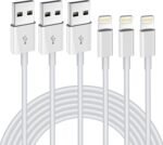 iPhone Charger 3Pack 6FT MFi Certified USB A to Lightning Cable Fast Charging Cords Apple Charger Compatible with iPhone 14 13 12 11 XS XR X Pro Max Mini 8 7 6S 6 Plus 5S SE iPad iPod Airpods - Image 2