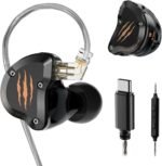 in Ear Monitors Headphones, USB-C HiFi Wired Earbuds with Noise Isolating,Type-C w/Mic Earphone for iPhone 17 16 15 Android/Samsung Phone, Laptop, IEM Headset for Gaming, Singer - Image 2