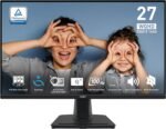 msi PRO MP275Q 27 Inch WQHD Office Monitor - 2560 x 1440 IPS Panel, 100 Hz, Eye-Friendly Screen, Built-in Speakers, Tilt-Adjustable - HDMI 2.0b, DP (1.2a) - Image 2