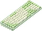 nuphy Halo96 V2 Wireless Mechanical Gaming Keyboard, Gasket Structure, 96% Hot Swappable, 99 Keys RGB Backlit, Bluetooth/USB-C/2.4GHz, Raspberry Switches (46gf), Green - Image 2
