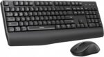 seenda Wireless Bluetooth Keyboard and Mouse Combo, COE200 Ergonomic Wireless Keyboard Mouse with Wrist Rest, Multi-Device Connection, Full-Size, Compatible for Computer/Laptop/Mac/MacBook, Black - Image 2