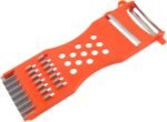 uxcell Kitchen Multifunction Vegetable Fruit Grater Slicer Peeler Shredder Carving Tool 6.7 Inch Long - Image 2