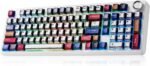 x Aula F99 Pro Mechanical Keyboard, Wireless Gaming Keyboards RGB Backlit Hot Swappable Custom Creamy Bluetooth Computer Keyboard, Tri-Mode BT5.0/2.4GHz/USB-C, Pre-lubed Switches PBT Keycaps - Image 2
