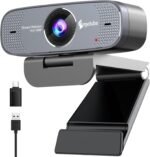 1080P Webcam with Microphone 1080P Web Cam Computer Caemra with Autofocus HD Web cam Plug&Play USB PC Webcam Streaming Camera for Laptop, Desktop, PC, Mac,Web Cam Works w/Zoom/Teams/Facetime/YouTube - Image 2
