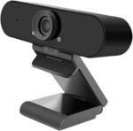 1080p Webcam with Dual Stereo Microphones & Privacy Cover, Full HD USB Desktop Web Computer Camera with Auto Light Correction for Video Conferences, Compatible with Windows & Mac, PC & Laptop - Image 2