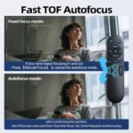 4K Webcam with Light, Webcam for PC with Microphone, Plug and Play, USB Computer Camera for Desktop, Auto-Focus, Web Camera for Desktop Computer Zoom Skype - Image 5