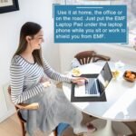 Laptop Pad Protection, Heat Shielding Laptop Pad EMI Blocker Lap Desk, Protector Portable Heat Blocker for Laptop, Tablets and Phones (12"-16") - Image 3