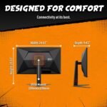 AOC 27" Curved Gaming Monitor, FHD 1080p, 280Hz (DP) 240Hz (HDMI), 0.3ms MPRT, VA Panel 1500R, AMD FreeSync Premium, HDR Ready, Height Adjustable, DisplayPort HDMI C27G4ZH - Image 5