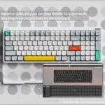 nuphy Halo96 V2 Wireless Mechanical Keyboard,Gasket Structure,96% Hot Swappable Gaming Keyboard, 99 Kyes RGB Backlit,Support QMK/VIA,Bluetooth/USB-C/2.4GHz-White,Mint Switches (37gf) - Image 5