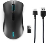 Lenovo Legion M600 RGB Wireless Gaming Mouse – 16,000 DPI, 9 Programmable Buttons, 200-Hour Battery Life, 50-Million Clicks Durability – Ambidextrous Computer Mouse (Black) - Image 6