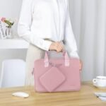 Hseok Laptop Sleeve 14 inch Case with Small Case, Compatible with MacBook Neo 14, MacBook Pro 14 M5/M4/M3/M2/M1, XPS 14 and Most 14 inch Notebooks, Neoprene Computer Handbag,P01K01 - Image 3