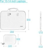 Hseok Laptop Sleeve 14 inch Case with Small Case, Compatible with MacBook Neo 14, MacBook Pro 14 M5/M4/M3/M2/M1, XPS 14 and Most 14 inch Notebooks, Neoprene Computer Handbag,P01K01 - Image 4