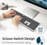 Kensington KB515 USB-C Wired Keyboard, QWERTY Full-Size Layout, Quiet Scissor-Switch Keys, Programmable, Copilot Hotkey, USB-A Adapter Included, Compatible with Windows, Black (K75410NA) - Image 3
