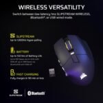 Corsair Scimitar Elite Wireless SE MMO PC Gaming Mouse – 33,000 DPI, 16 Programmable Buttons, Key Slider, Elgato Virtual Stream Deck, 1,000Hz Polling, Up to 150-Hour Battery – Gunmetal - Image 5
