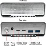 Avolusion PRO-G1 Series 16TB USB 3.2 Gen 2 (10Gbps) USB-C External Hard Drive for Windows/MacOS (Grey) - Image 4