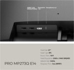 msi PRO MP273Q E14 27-inch IPS 2560 x 1440 (QHD) Computer Monitor, 144Hz,Adaptive-Synch, HDMI, DP Port, VESA Mountable, Tilt, Speaker, 1ms, Black - Image 6