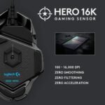Logitech G502 HERO High Performance Wired Gaming Mouse, HERO 25K Sensor, 25,600 DPI, RGB, Adjustable Weights, 11 Programmable Buttons, On-Board Memory, PC / Mac (Renewed) - Image 4
