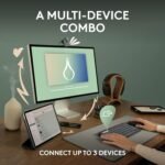 Logitech Pebble 2 Combo, Wireless Keyboard and Mouse, Quiet and Portable, Customizable, Logi Bolt, Bluetooth, Easy-Switch for Windows, macOS, iPadOS, Chrome - Black - Image 4
