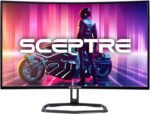 Sceptre Curved 32-Inch Gaming Monitor, 1920 × 1080, Up to 240+Hz, 1ms, 110% sRGB, AMD FreeSync Premium, Built-in Speakers, HDMI DisplayPort, Machine Black (C325B-FWD240 Series) - Image 3