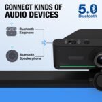Gsou Webcam with Headset and Microphone, 1080P Webcam with Privacy Cover, Plug and Play Web Camera for Desktop Computer Zoom Meetings, Audio Bluetooth only for Headset - Image 6