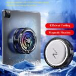 FS12 38W Semiconductor Tablet Cooler Large Area Powerful Cooling Magnetic RGB Cooler Radiator for Pad/Gaming - Image 4