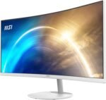 msi PRO MP341CQW 34-inch VA 3440 x 1440(UWQHD) Computer Monitor, 100Hz, Free-Synch, HDMI, DisplayPort, VESA Mountable, Speaker, 1ms, White - Image 4