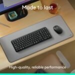 Logitech MK250 Bluetooth Wireless Mouse and Keyboard Combo: Fast & Easy Connectivity, Compact Wireless Keyboard, Ambidextrous Mouse, Durable Build - Windows/MacOS - Rose - Image 4