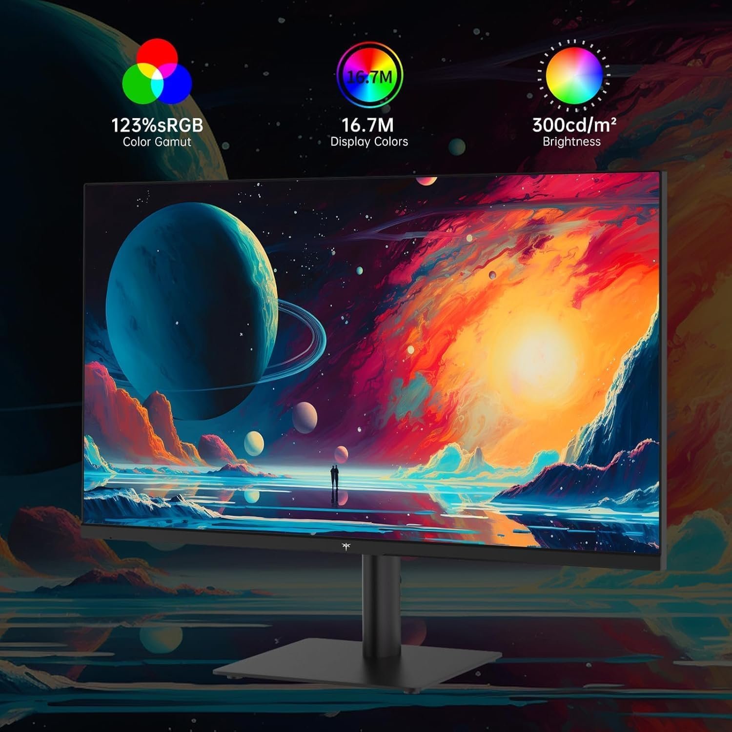 KTC 27 Inch QHD(2560 * 1440) 100Hz Computer Monitor - IPS Panel, Anti-Blue Light Screen, 100% High Color Gamut, 123% sRGB, Support FreeSync and GSync, PC Monitor for Casual Gaming and Working - Image 4