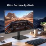 KTC 27 Inch QHD(2560 * 1440) 100Hz Computer Monitor - IPS Panel, Anti-Blue Light Screen, 100% High Color Gamut, 123% sRGB, Support FreeSync and GSync, PC Monitor for Casual Gaming and Working - Image 5