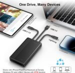 ySky MFi Certified 1TB Portable External Hard Drive for iPhone iPad MacBook Windows Computer USB C Android Phones to Backup,1TB Photo Stick for iPhone17/16/15/14/13((auto Backup) - Image 3