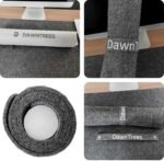Felt Desk Mat | Computer Mat for Desk(36x12Inches) | Large Felt Mouse Pad and Keyboard Mat | Desk Protector for Office | Dark Gray - Image 6