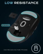 VGN Dragonfly F1 Pro Wireless Gaming Mouse, 49g Ultra-Lightweight, PAW3395 26K DPI Sensor, 4KHz Polling Rate Supported, Professional Esports Speed, Black - Image 6