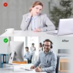 Acrylic Monitor & Laptop Stand Riser - Clear Computer & Laptop Stand for Desk - Compatible with iMac, MacBook & All Notebooks - White Aesthetic Decoration for Office & Home - Image 5