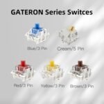 Kailh | Gateron Series Mechanical Keyboard Switches Sample Pack (20pcs) - Image 3
