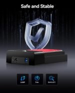 ORICO External USB 3.0 to SATA Hard Drive Lay-Flat Docking Station for 2.5 or 3.5in HDD, SSD Up to 24TB [Support UASP] - Image 5