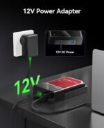 ORICO External USB 3.0 to SATA Hard Drive Lay-Flat Docking Station for 2.5 or 3.5in HDD, SSD Up to 24TB [Support UASP] - Image 6