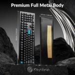 Keychron Q6 Ultra 8K Polling Rate Aluminum Wireless Mechanical Keyboard, 2.4 GHz/Bluetooth/Wired Full-Size Custom RGB, Hot-Swappable Silk POM Banana Switch for Mac Windows Linux - Black - Image 5