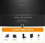 KOORUI 24 inch Curved Monitor, Full HD 1080P Curved Computer Monitor, 100Hz 1500R PC Screen, TÜV Rheinland Certified, HDMI VGA, Tilt Adjustment, LCD Display, Eye Care, Black 24N5CA - Image 6