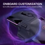 Turtle Beach Command Series MC5 Wireless Gaming Mouse, 8K Polling Rate, Owl‑Eye 30K DPI Optical Sensor, 4D Scroll Wheel, Titan Optical Switches, RGB Lighting, 35‑Hour Battery - Image 8