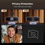 UGREEN 4K Webcam for PC Ultra HD Web Camera with Microphone, Privacy Cover, 70° Fov, PDAF Autofocus, USB A & USB C Adapter, Plug & Play, for Streaming, Conference, Zoom, Switch 2 - Image 6