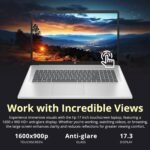 HP 17.3" HD+ Touchscreen Laptop, AMD Ryzen 5 7430U, 16GB RAM, 2TB Storage (1TB SSD+1TB Docking Station Set), AMD Radeon Graphics, Number Pad, HD Webcam, Wi-Fi 6, Windows 11 Pro, Silver - Image 5