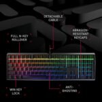 Cherry MX 3.0S, Wired Mechanical Gaming Keyboard, Robust Aluminum Housing, RGB-Lighting, Full Key Rollover, Anti Ghosting, MX Brown Switches, Black - Image 3